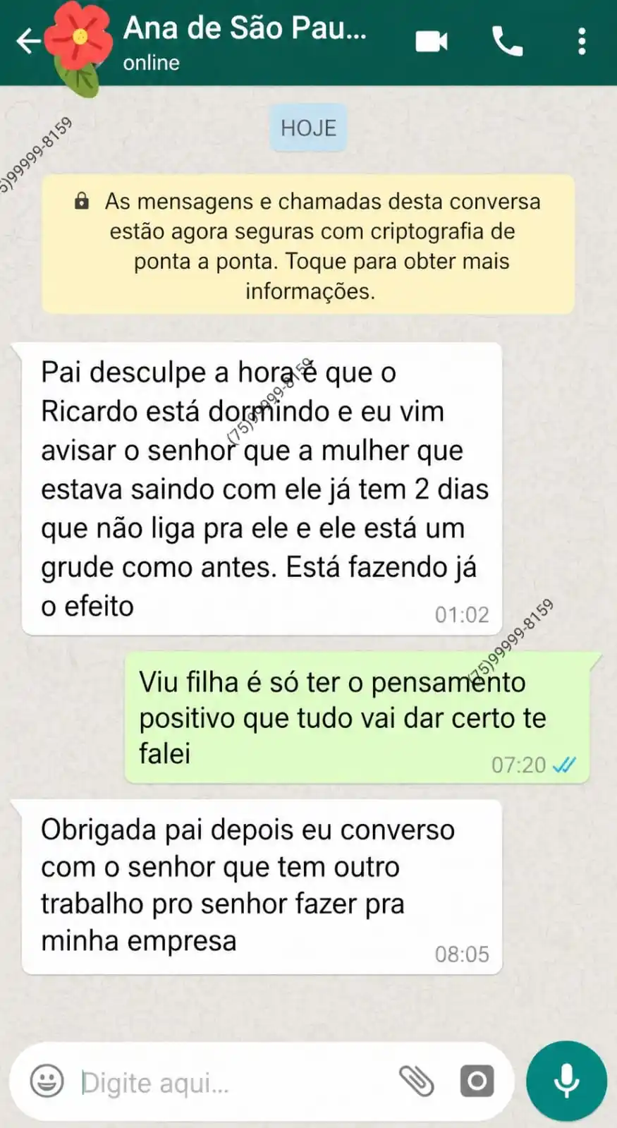 Depoimento real — sigilo e resultado garantido